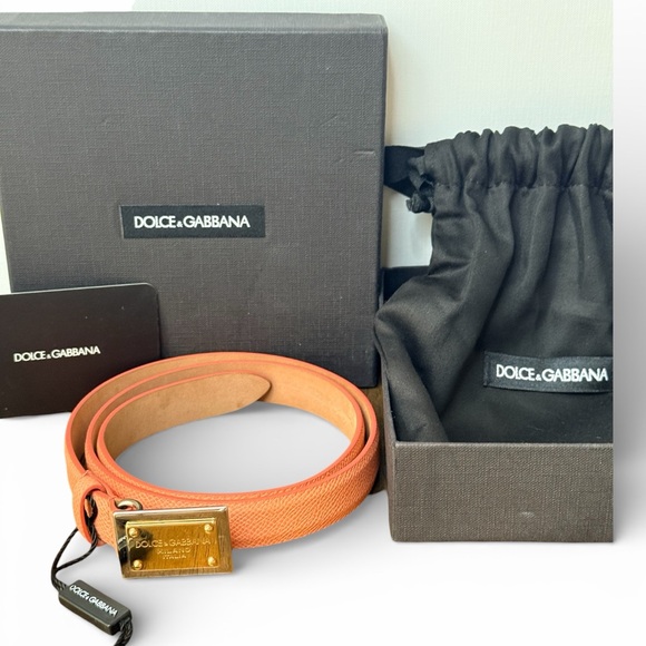 Dolce & Gabbana Accessories - Dolce & Gabbana Coral Belt- full set